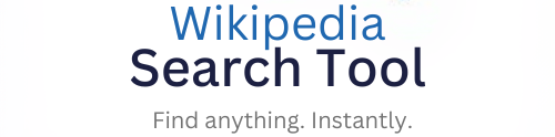 wikipedia search tool logo